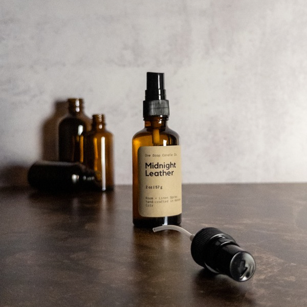 Midnight Leather - Room + Linen Spray