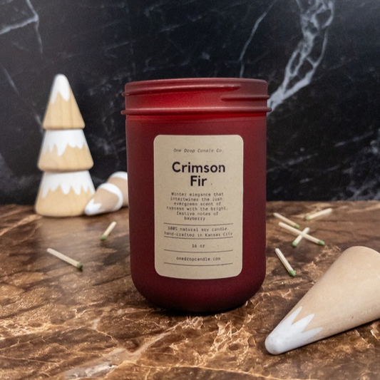 Crimson Fir  - 16oz Soy Candle (Winter Exclusive)