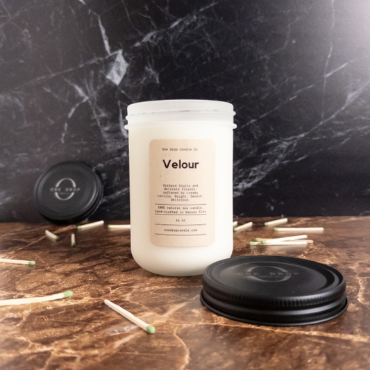 Velour - 16oz Soy Candle (Limited Quantity)