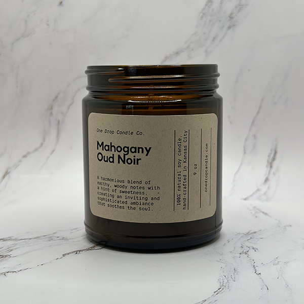 Mahogany Oud Noir - Soy Candle