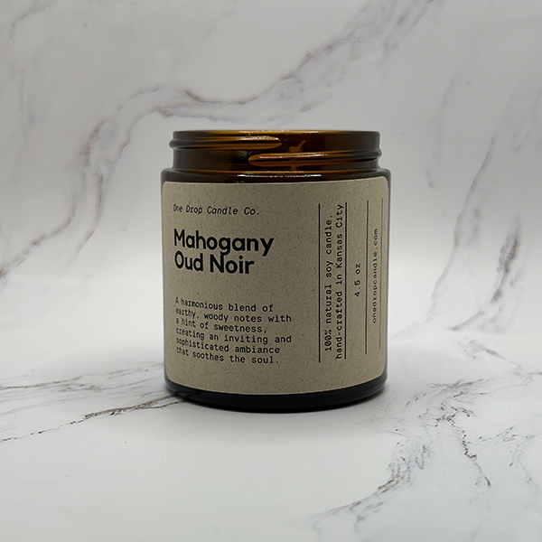 Mahogany Oud Noir - Soy Candle